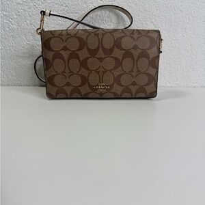 Coach Signature Brown Crossbody Bag